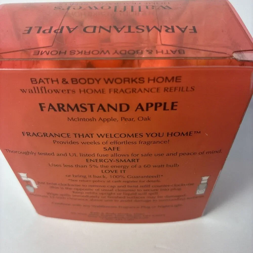 Bath & Body Works Farmstand Apple Wallflowers Refills 2 Pack New Sealed